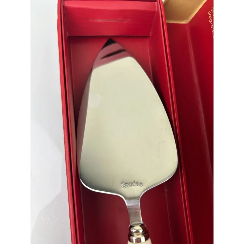 Spode Christmas Tree Cake Slicer Server 10.5